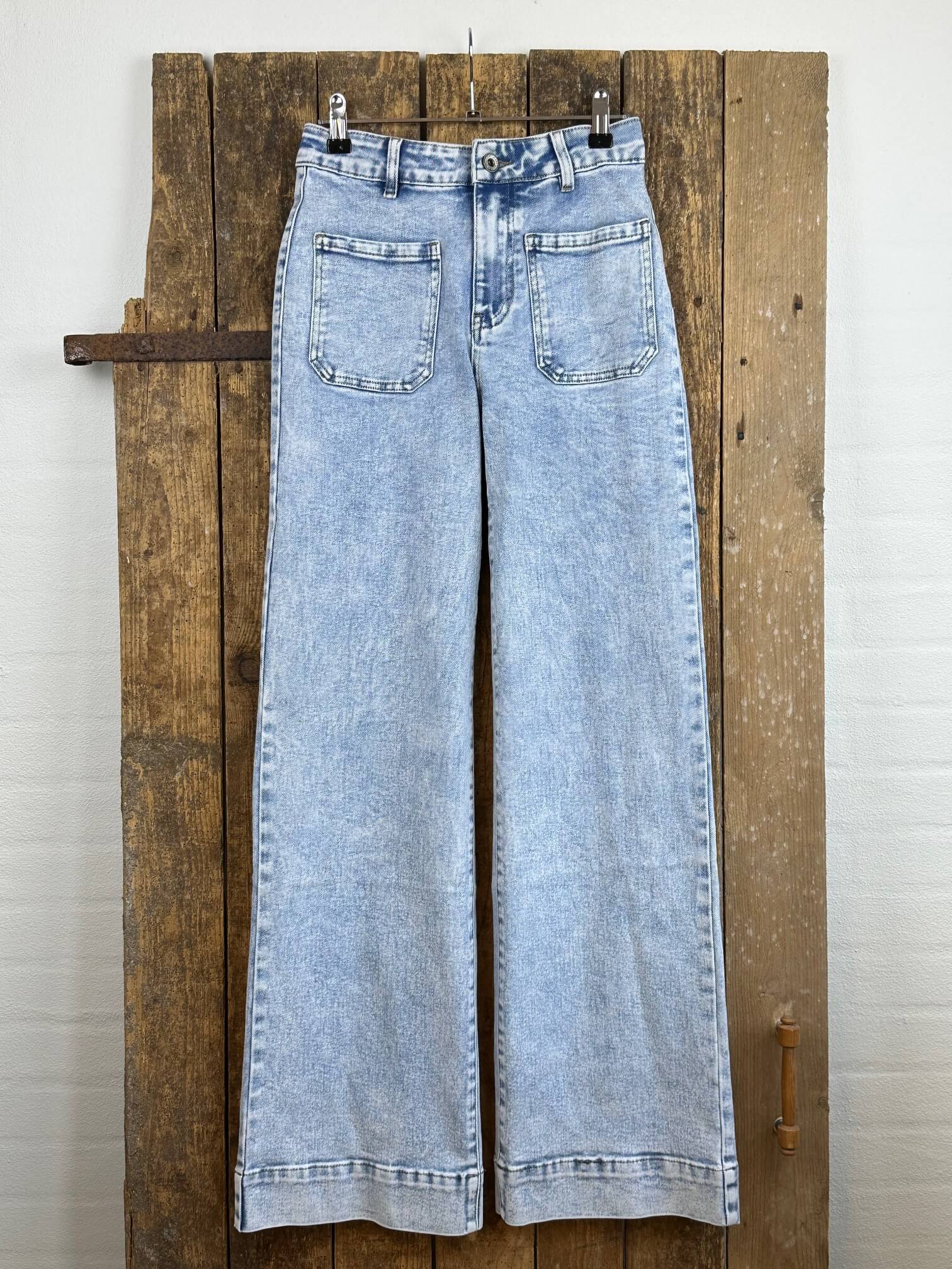 Delux Skagen jeans m. forlommer - lys denim