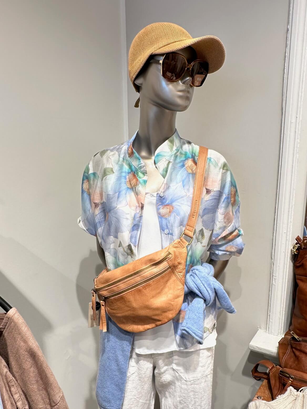 Delux Skagen bloom skjorte - blågrøn