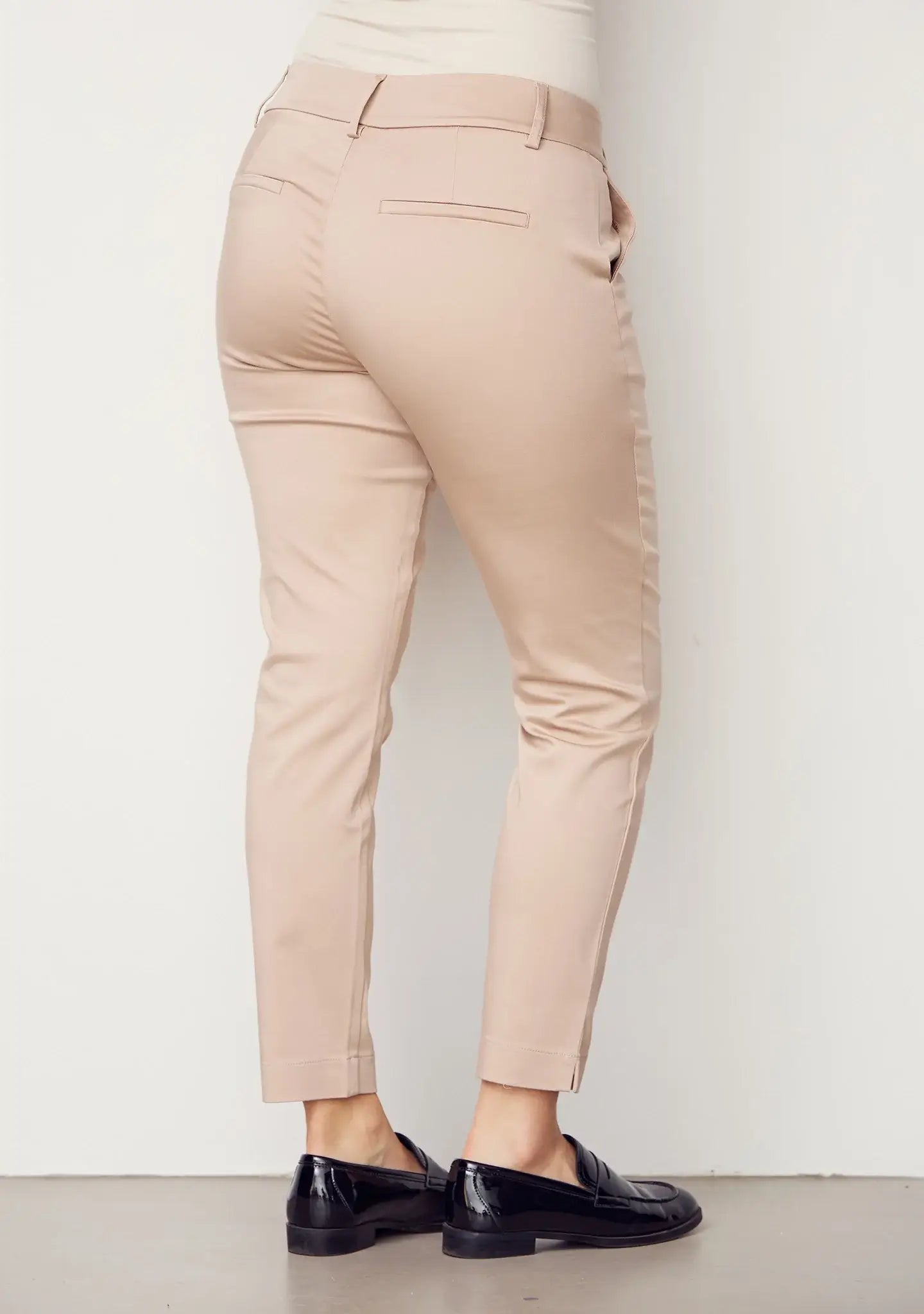 Isay chino bukser (ankel)- dark sand