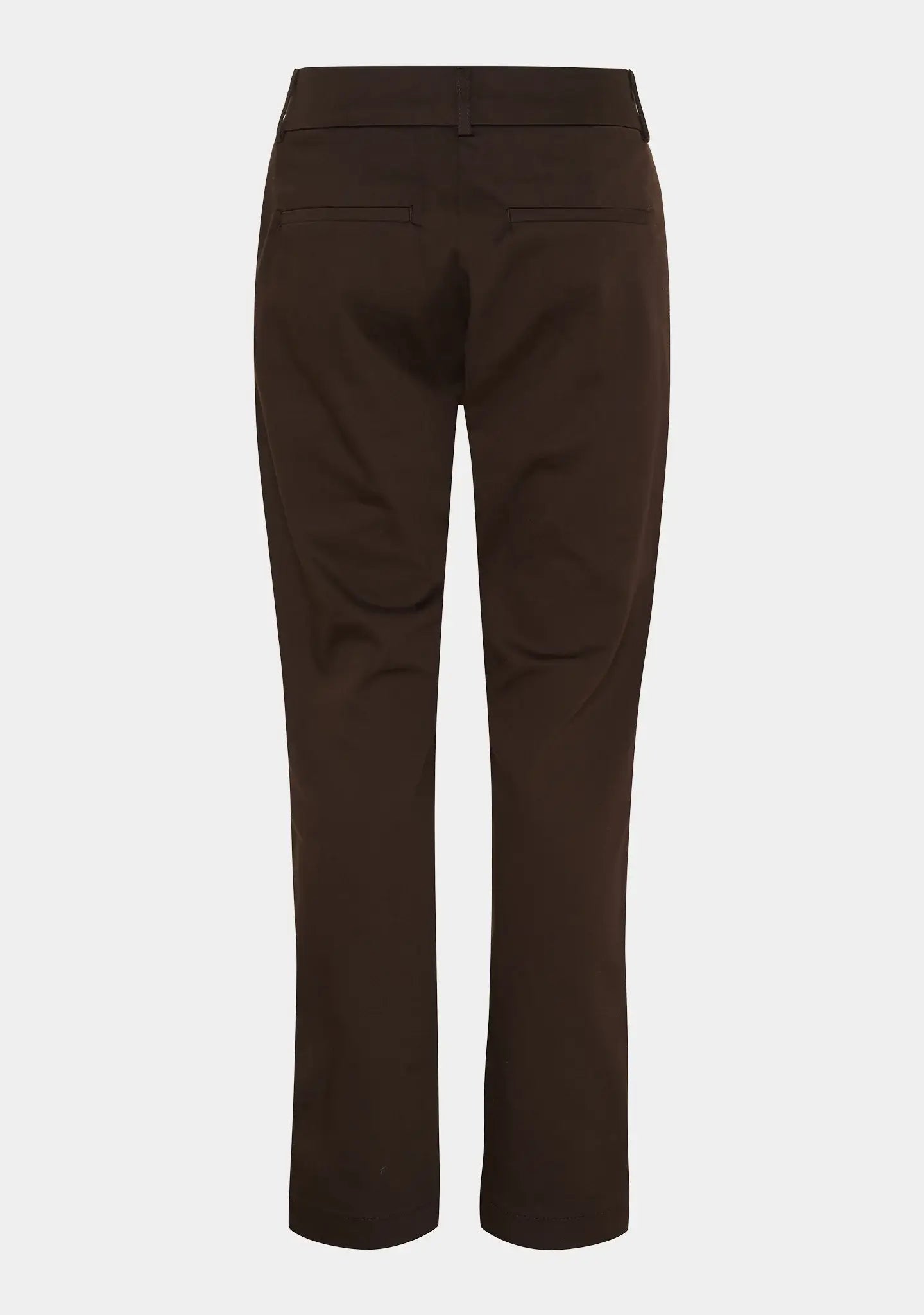 Isay chino bukser (lang)- mørkebrun