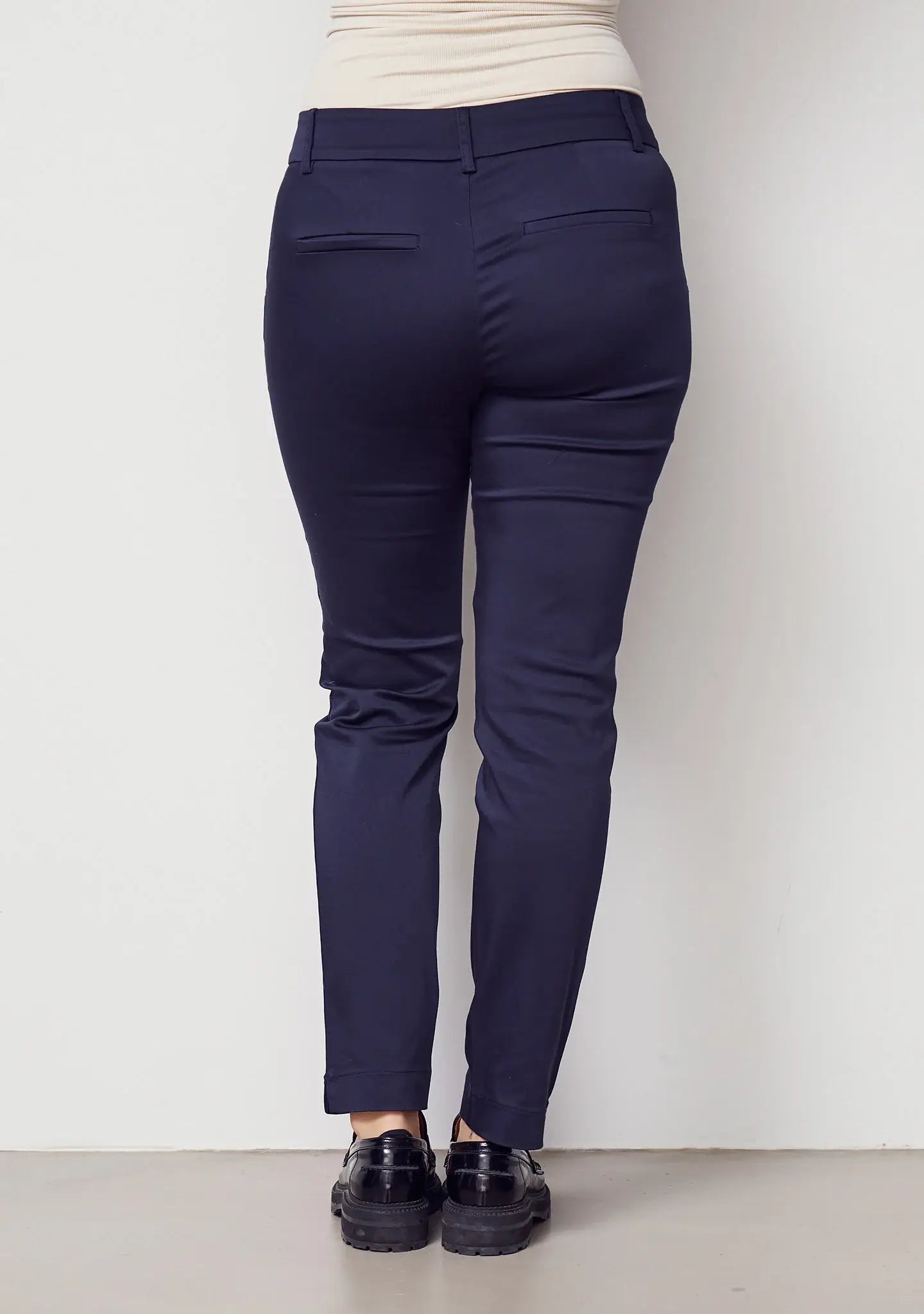 Isay chino bukser (lang)- navy