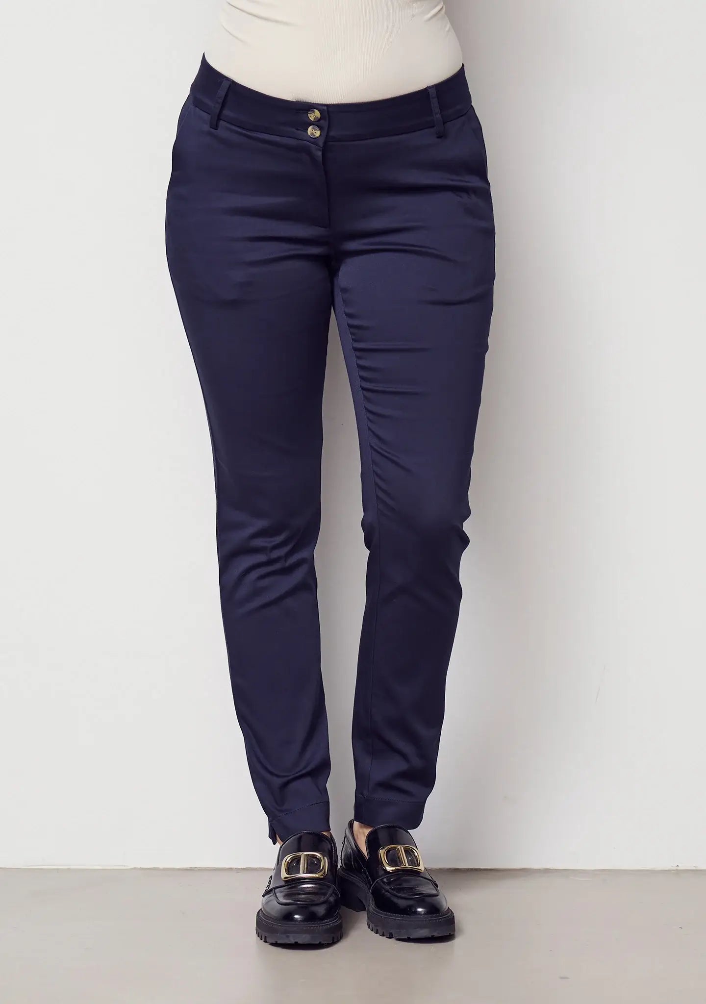 Isay chino bukser (lang)- navy