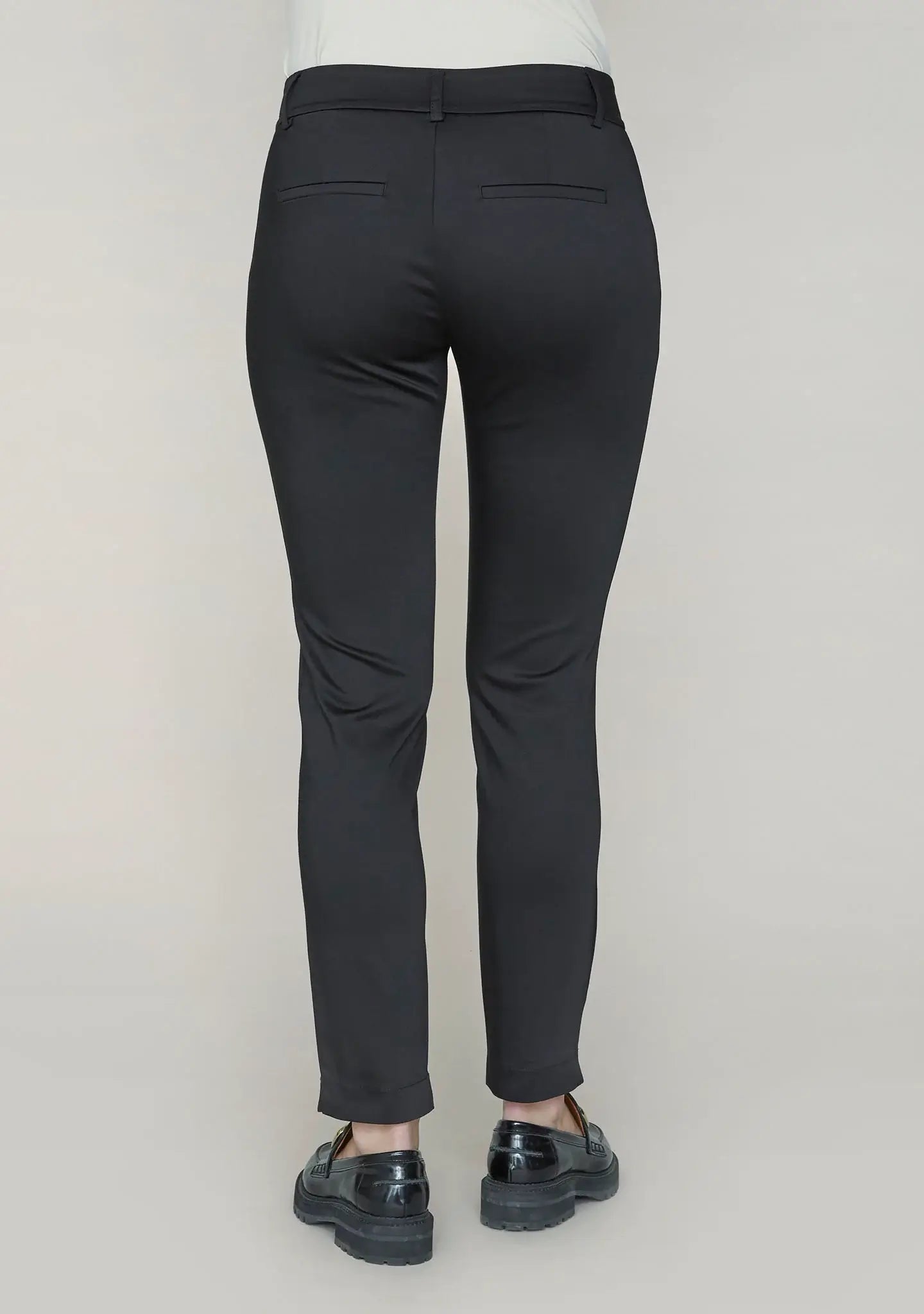 Isay chino bukser (lang)- sort