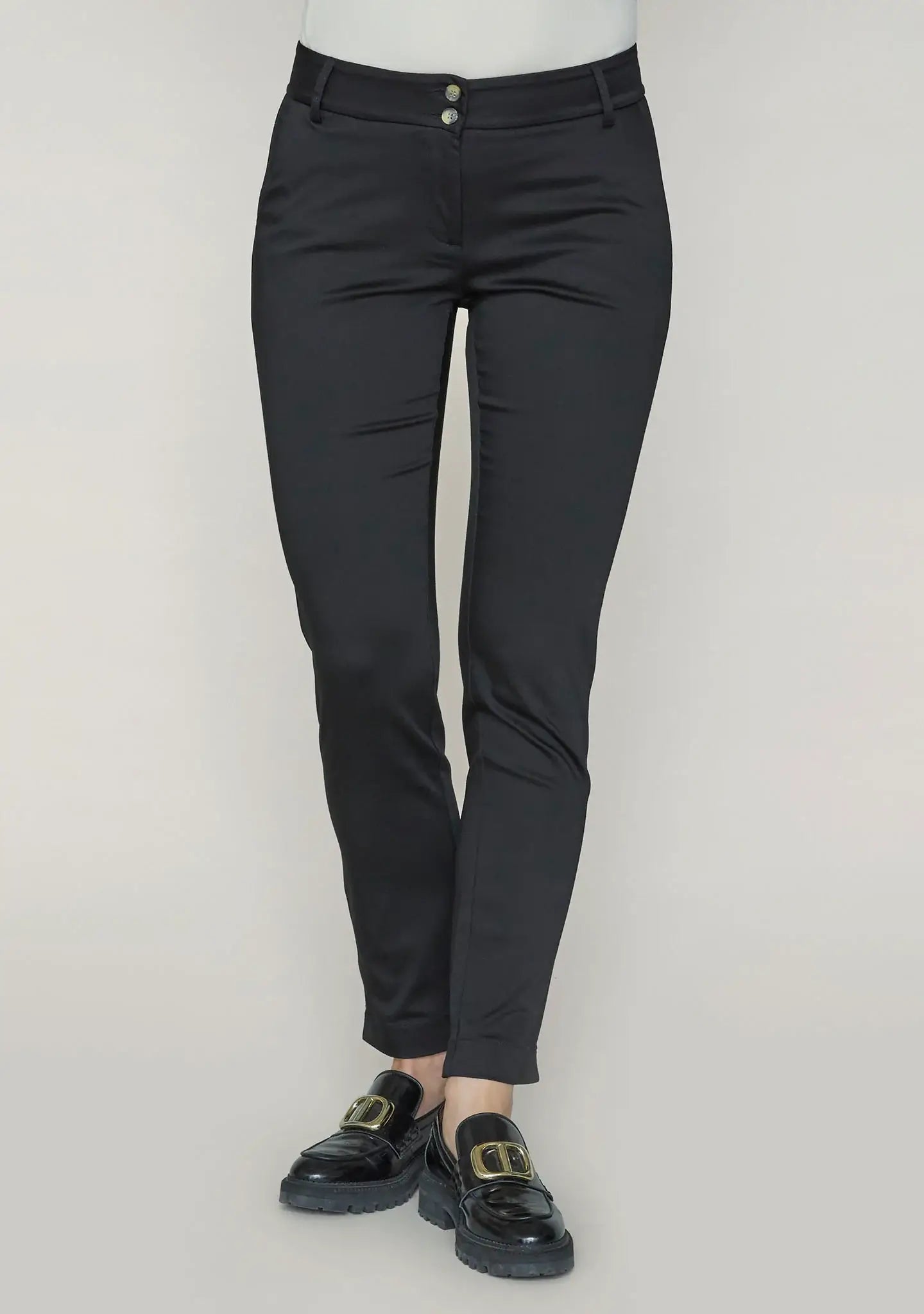 Isay chino bukser (lang)- sort