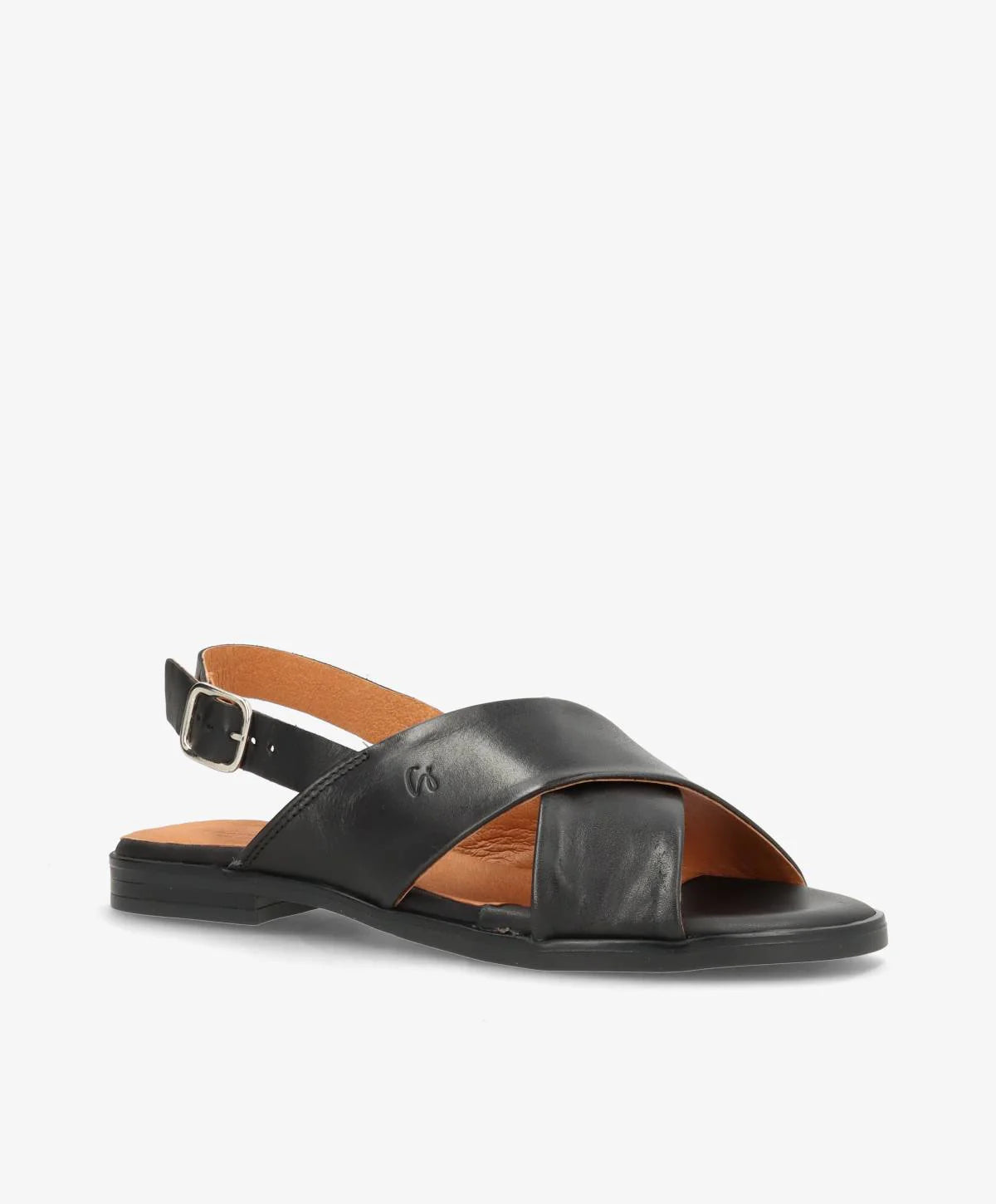 ShoeDesign Nicola skindsandal - sort