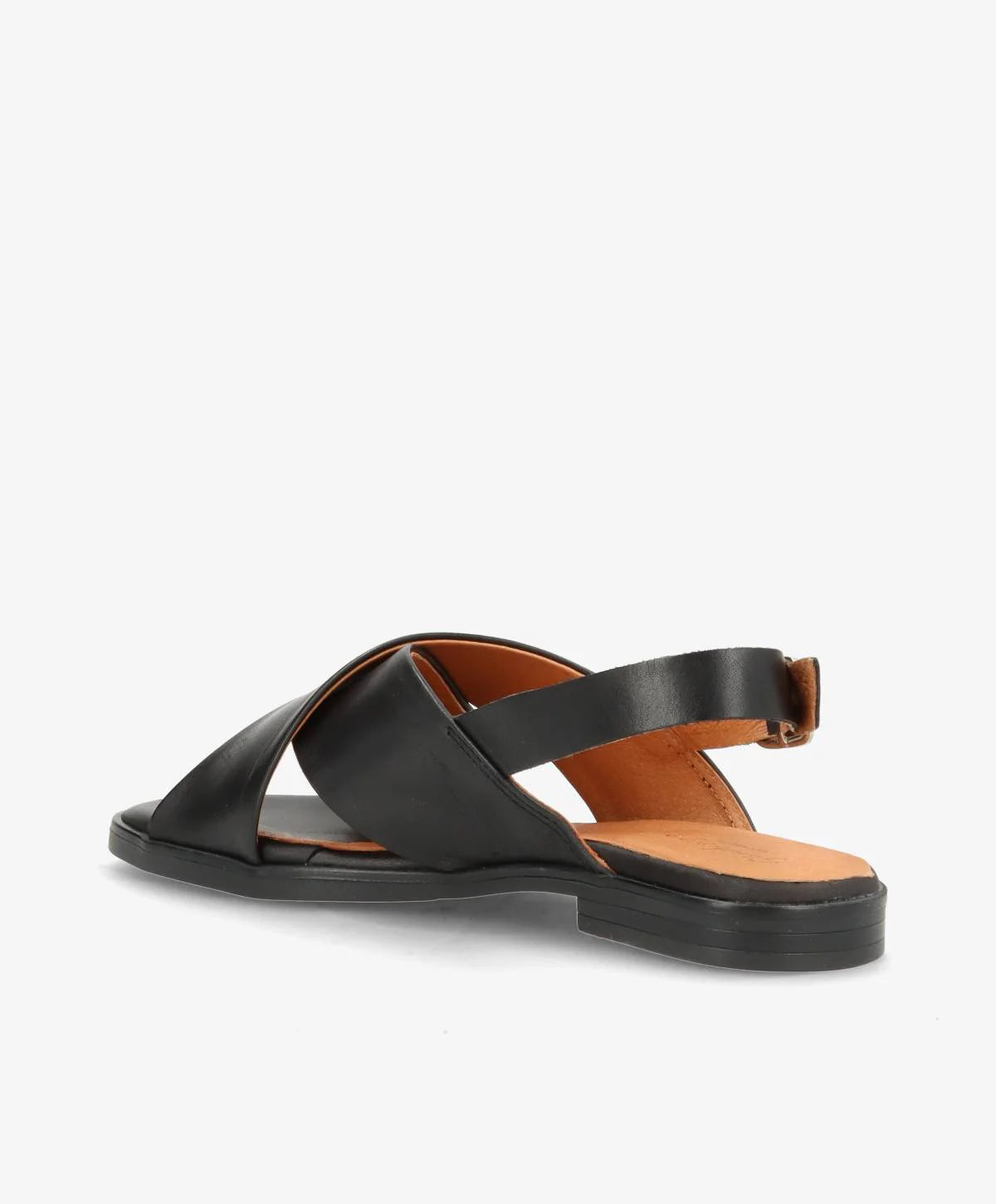 ShoeDesign Nicola skindsandal - sort