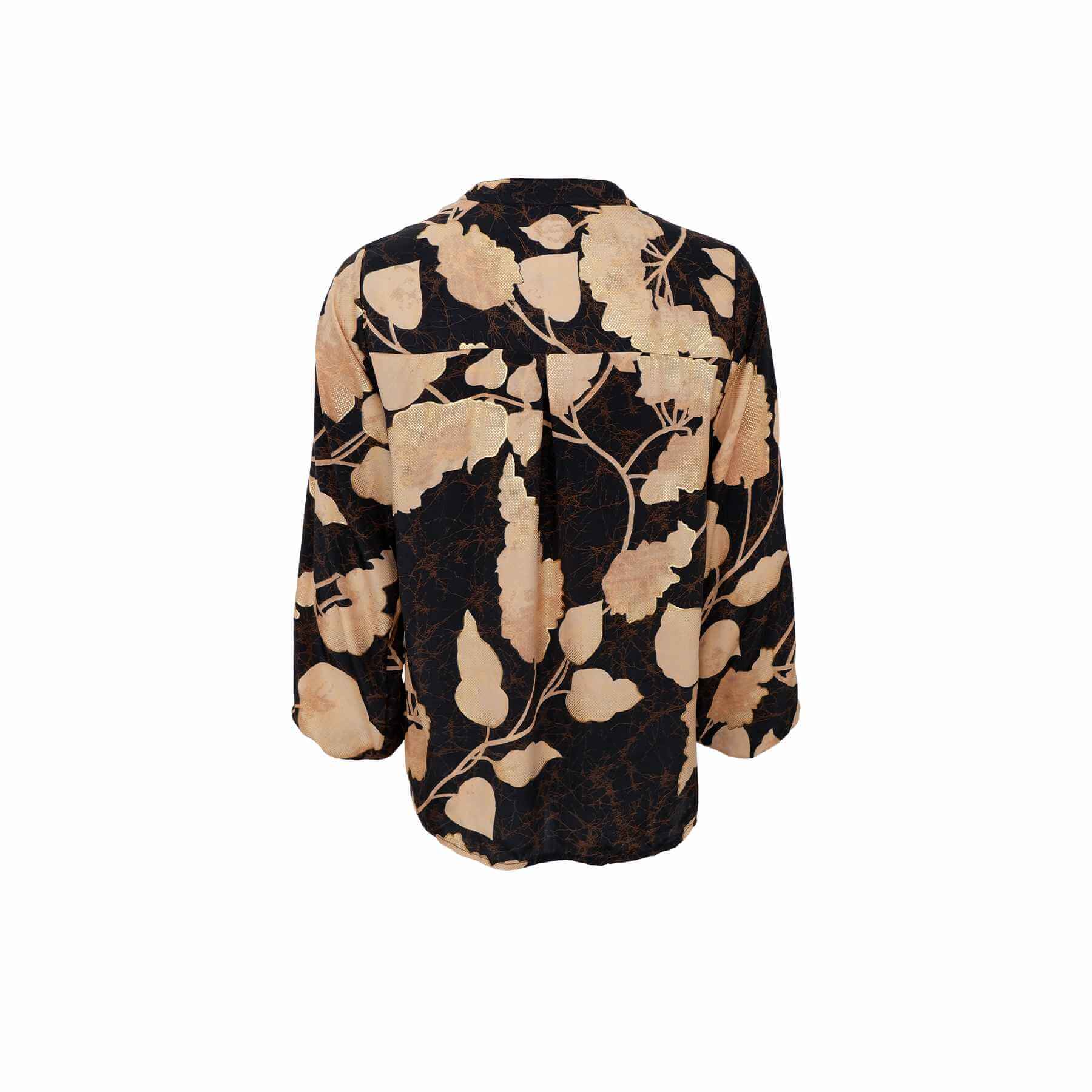Black Colour Luna bluse - fall leaf (sort)