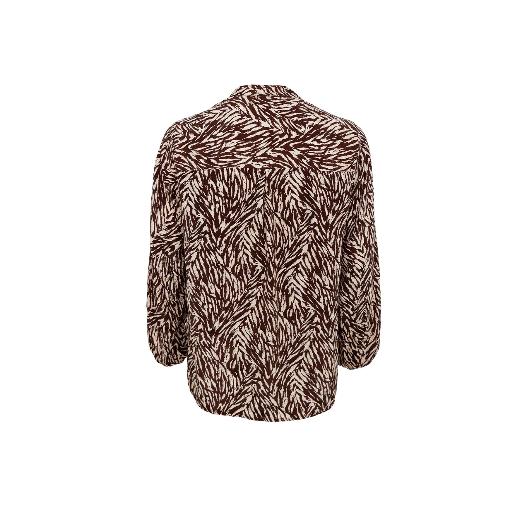 Black Colour Luna bluse - Golden Toffee