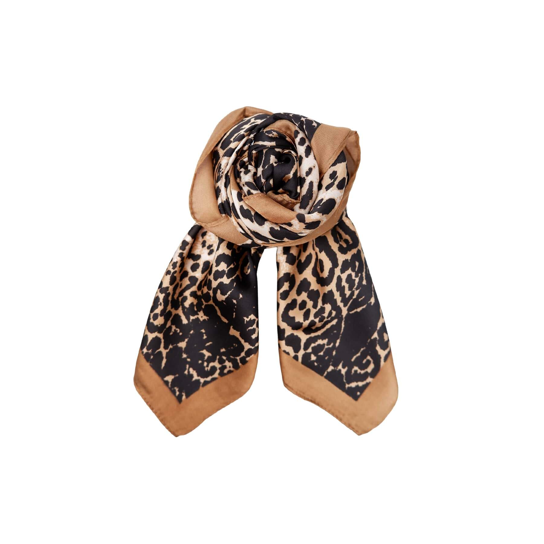 Black Colour Rani leo mini tørklæde