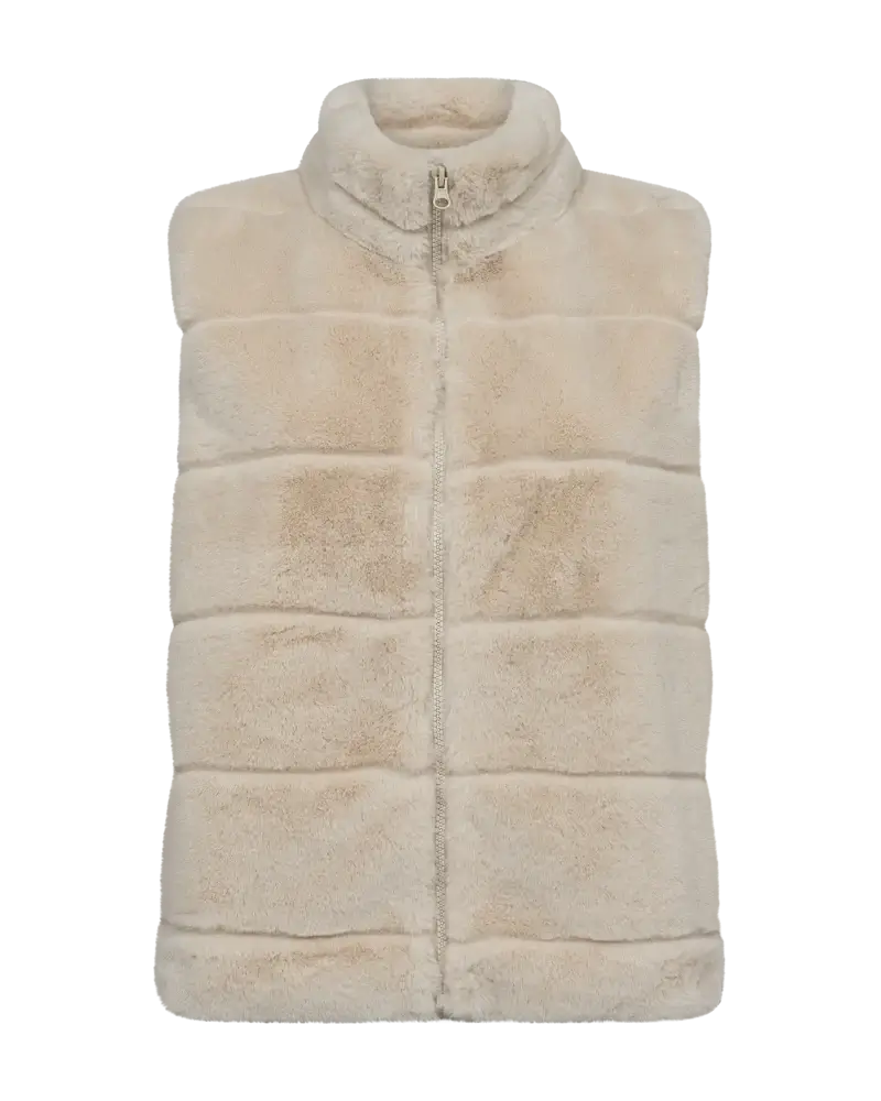 Freequent foxy vest - beige