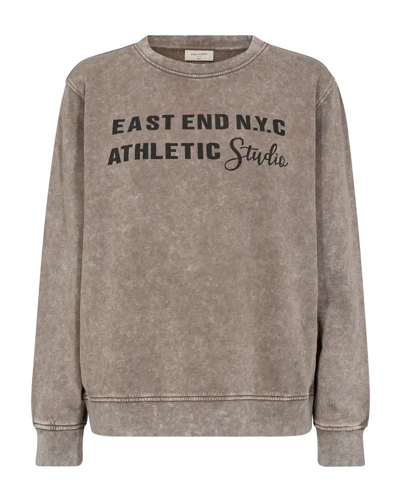Freequent pullover / sweatshirt - taupe