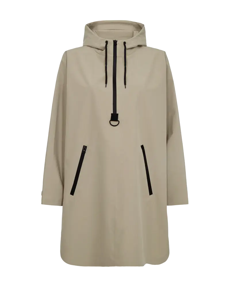 Freequent regn poncho - beige