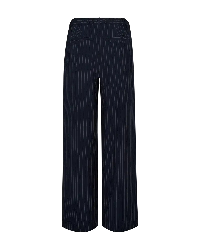 Freequent Mynte buks nålestrib - navy
