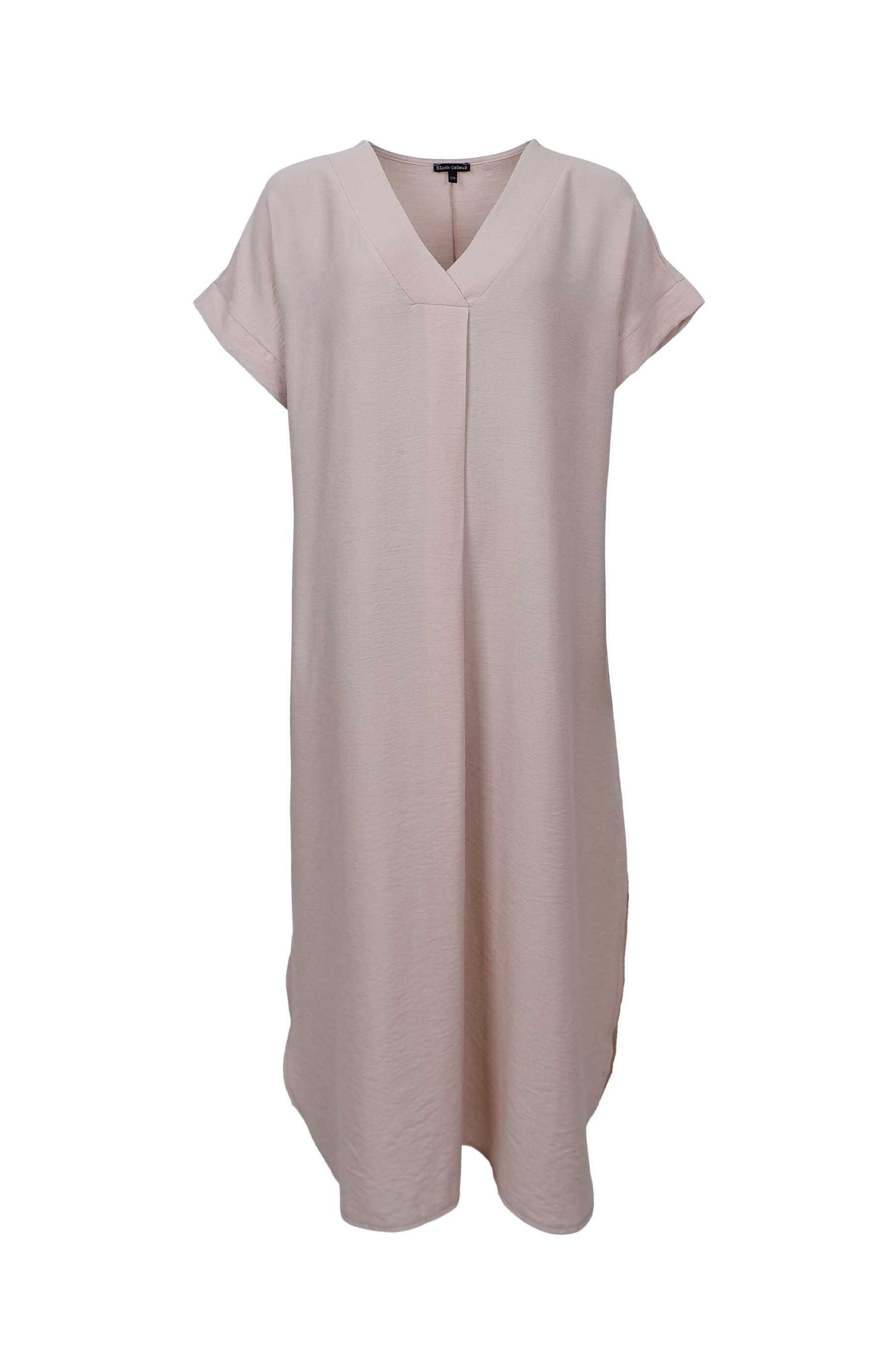 Black Colour samos kjole - creme