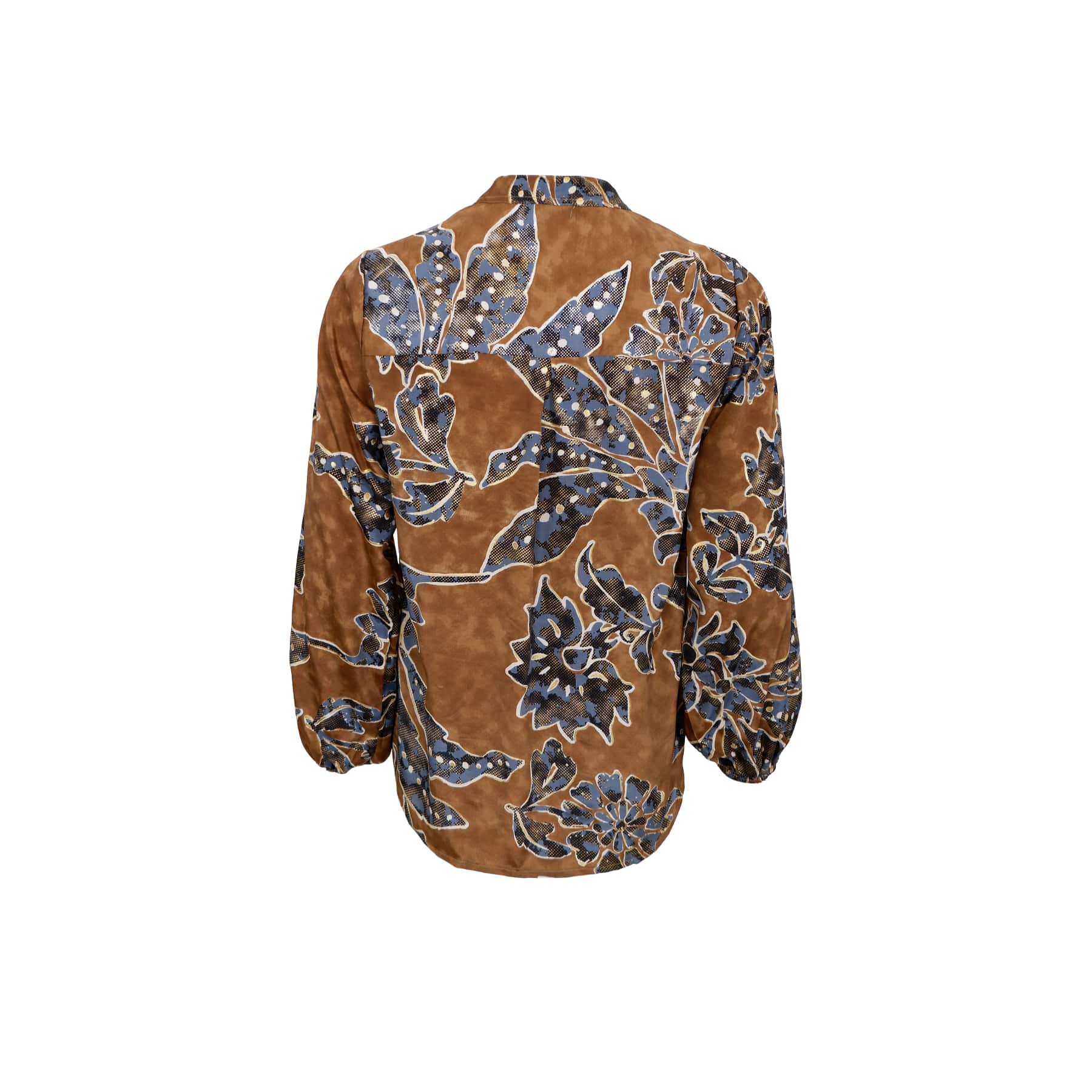 Black Colour Luna bluse - Lily Blue Mix