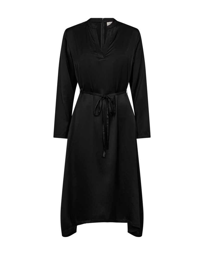 Freequent Bali satinkjole - sort