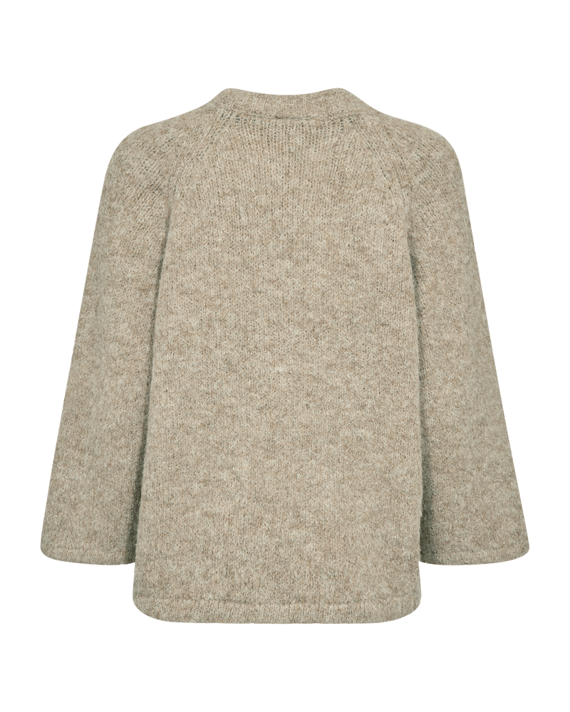 Freequent Lulu strik - warm beige melange