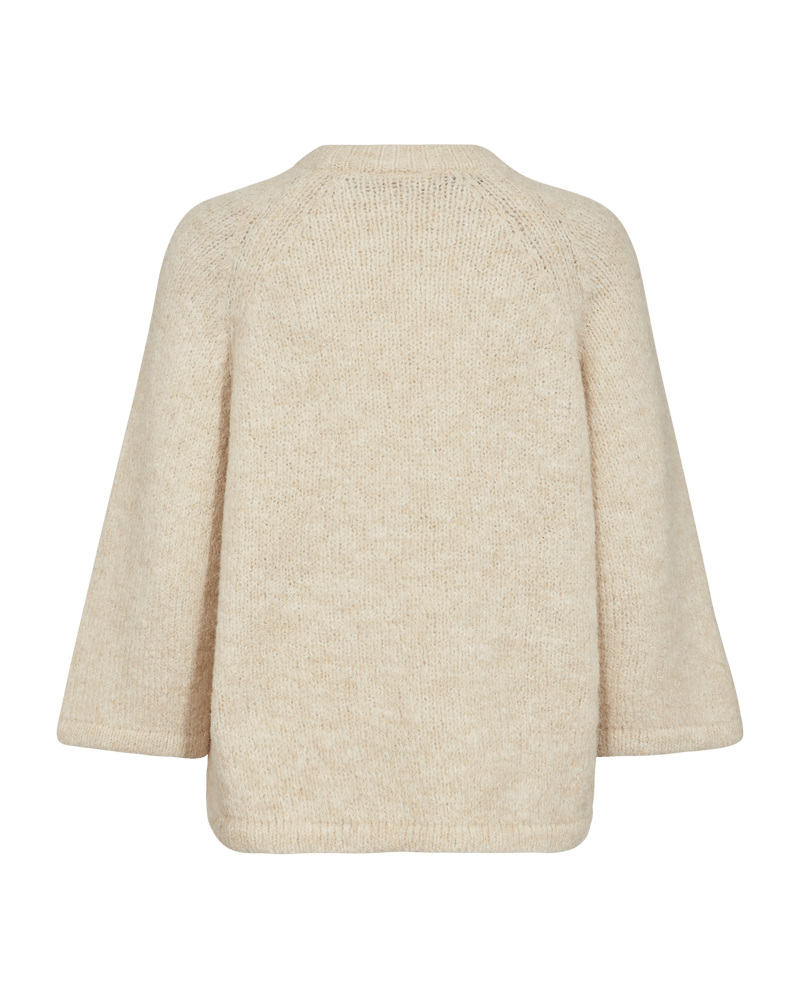 Freequent Lulu strik - moonbeam (sand) melange