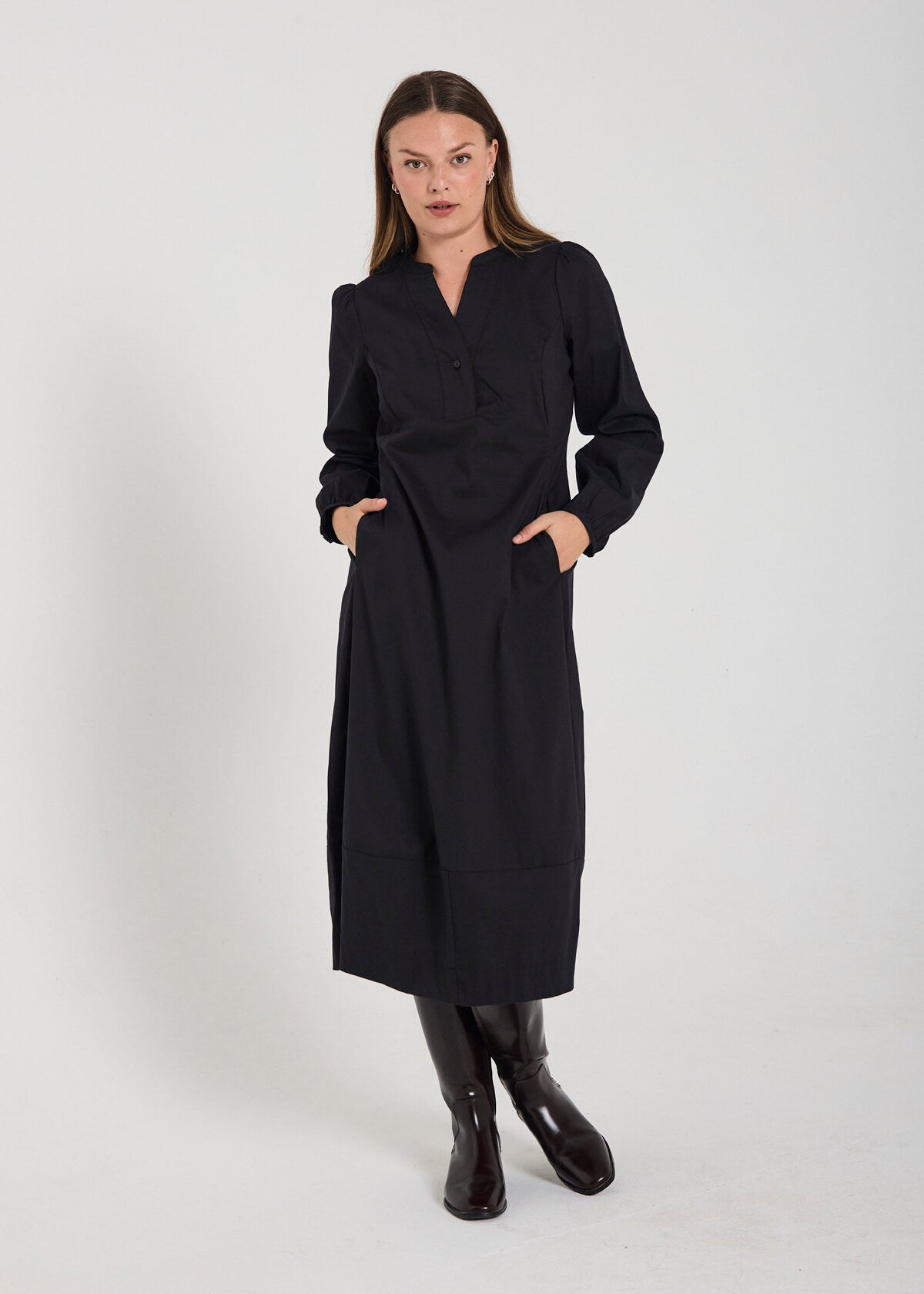 Freequent Jojo kjole - sort