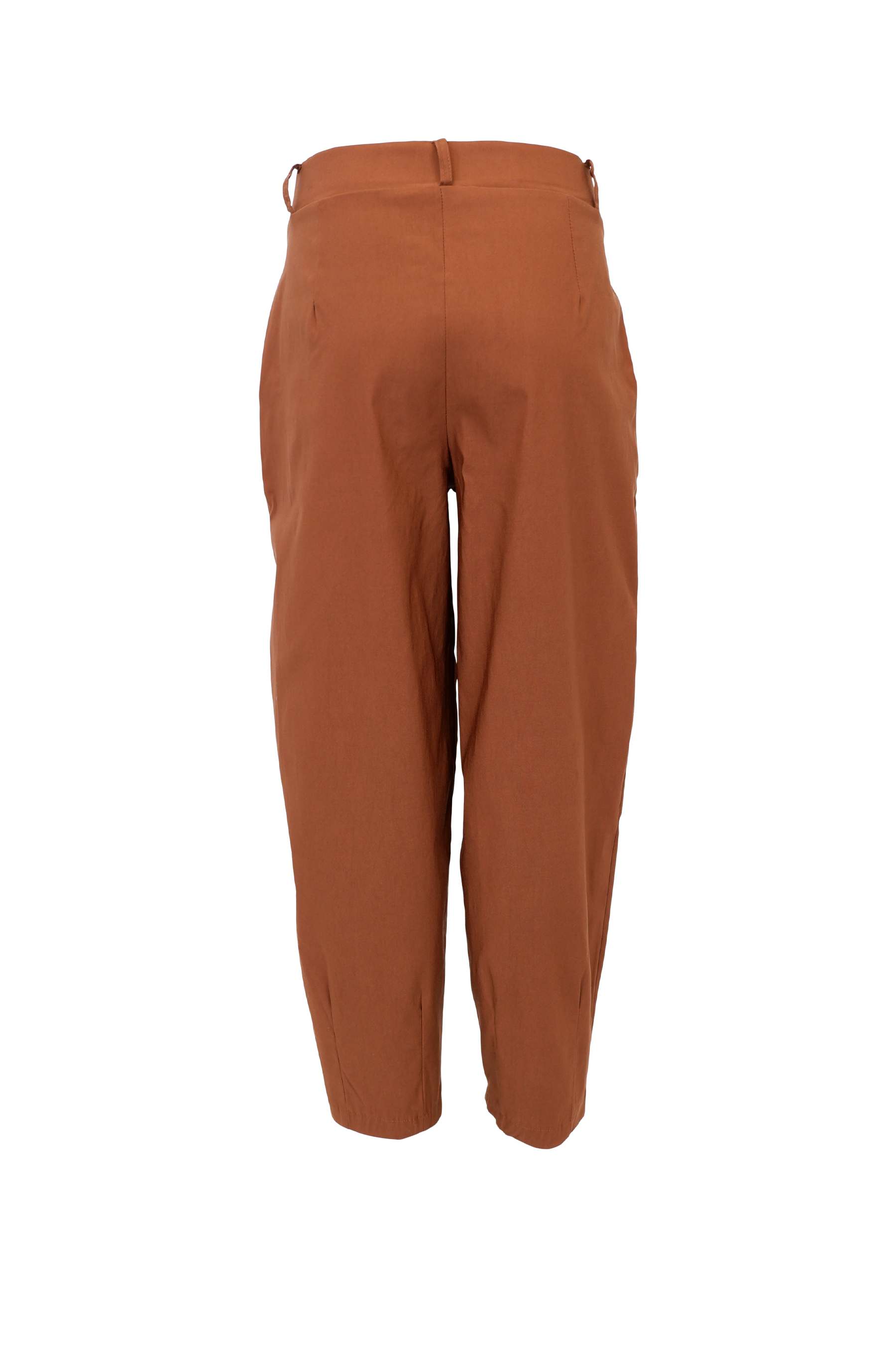 Black Colour Beverly barrel bukser - camel
